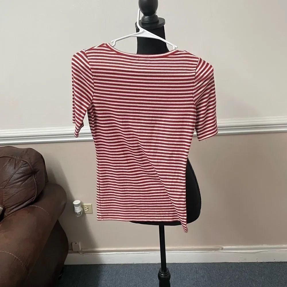 J. Crew Stripe Tee - Picture 4 of 4